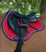 PREMIER EQUINE Close Contact Avrupa Pamuklu Eyer Altlığı - GP/Zıplama Kırmızı - Görsel 2