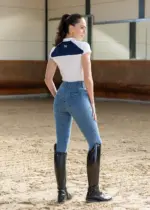 Maximilian Equestrian Pro Riding Leggings  Denim - Görsel 4