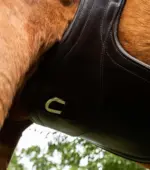 PREMIER EQUINE Anatomik Deri Kolon Kayışı Kahverengi