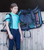 PREMIER EQUINE My Pony Jack Pamuklu GP/Jump Parıltılı Eyer Altlığı Turkuaz - Görsel 3