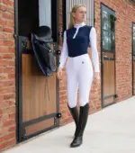 PREMIER EQUINE Rossini Likra Şov Gömlek Lacivert - Görsel 2