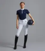 PREMIER EQUINE Maria Diamanté Gösteri Gömleği - Lacivert - Görsel 2