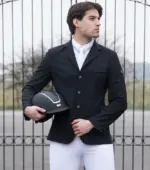 PREMIER EQUINE Enzo Erkek Yarışma Ceketi Siyah