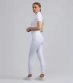 PREMIER EQUINE Aresso Bayan Tam Koltuk Jel Beyaz Tayt