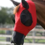 PREMIER EQUINE Comfort Tech Likralı Sinek Maskesi Xtra Kırmızı