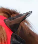PREMIER EQUINE Comfort Tech Likralı Sinek Maskesi Xtra Kırmızı - Görsel 3