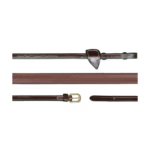 KENTUCKY Dy'on 5/8" Kauçuk Dizgin Full Boy -- Kahverengi