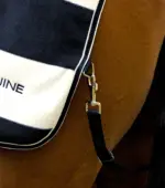 PREMIER EQUINE Vellus Egzersiz Blanketi -- Lacivert/Beyaz -- XL Beden - Görsel 4