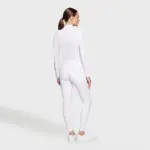 SAMSHIELD CLARA SWAROVSKI Kadın Binici Pantolonu -- Beyaz Knee Grip (Diz Jelli) - Görsel 2