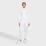SAMSHIELD CLARA SWAROVSKI Kadın Binici Pantolonu -- Beyaz Knee Grip (Diz Jelli)