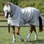 PREMIER EQUINE Super Lite Kuş Tüyü Sineklik -- Gümüş -- 6'6"